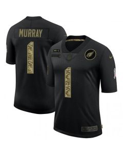 Men's Arizona Cardinals #1 Kyler Murray 2020 Black Camo Salute To Service Stitched Jersey