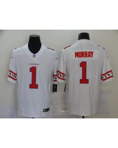 Men's Arizona Cardinals #1 Kyler Murray 2020 White Team Logo Limited Stitched Jersey