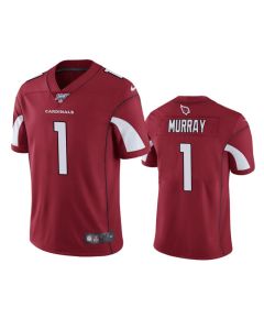 Men's Arizona Cardinals #1 Kyler Murray Red 2019 100th Season Vapor Untouchable Limited Stitched NFL Jersey