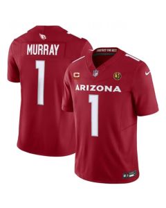 Men's Arizona Cardinals #1 Kyler Murray Red 2023 F.U.S.E. With 4-Star C Patch And John Madden Patch Vapor Limited Stitched Football Jersey
