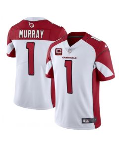Men's Arizona Cardinals #1 Kyler Murray White 3-Star C Patch Vapor Untouchable Limited Stitched NFL Jersey