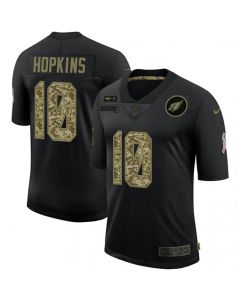 Men's Arizona Cardinals #10 DeAndre Hopkins 2020 Black Camo Salute To Service Stitched Jersey