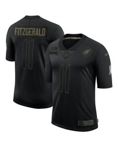 Men's Arizona Cardinals #11 Larry Fitzgerald 2020 Black Salute To Service Limited Stitched Jersey