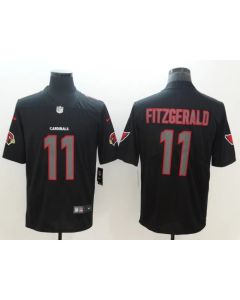Men's Arizona Cardinals #11 Larry Fitzgerald Black 2018 Impact Limited Stitched NFL Jersey
