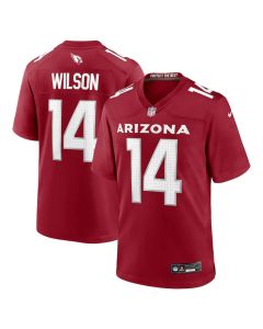 Men's Arizona Cardinals #14 Michael Wilson Cardinal Team Game Jersey (Style 2)
