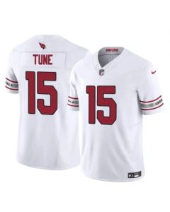 Men's Arizona Cardinals #15 Clayton Tune White 2023 F.U.S.E. Vapor Untouchable Limited Stitched Football Jersey