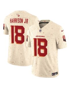 Men's Arizona Cardinals #18 Marvin Harrison Jr. Cream Rivalries Collection F.U.S.E. Vapor Limited Stitched Jersey (Cream)