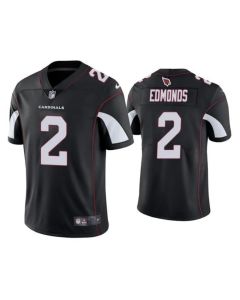 Men's Arizona Cardinals #2 Chase Edmonds Black Vapor Untouchable Limited Stitched Jersey
