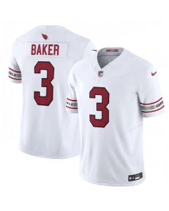 Men's Arizona Cardinals #3 Budda Baker White 2023 F.U.S.E. Vapor Untouchable F.U.S.E. Limited Stitched Football Jersey
