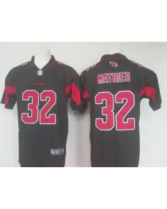 Men's Arizona Cardinals #32 Tyrann Mathieu Black Limited Rush Stitched NFL Jersey