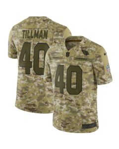Men's Arizona Cardinals #40 Pat Tillman 2018 Camo Salute to Service Retired Player Limited Stitched NFL Jersey