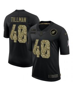 Men's Arizona Cardinals #40 Pat Tillman 2020 Black Camo Salute To Service Stitched Jersey