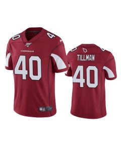 Men's Arizona Cardinals #40 Pat Tillman Red 2019 100th Season Vapor Untouchable Limited Stitched NFL Jersey