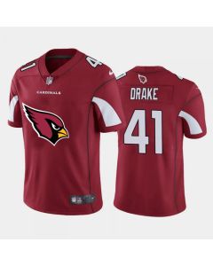 Men's Arizona Cardinals #41 Kenyan Drake Red 2020 Team Big Logo Limited Stitched Jersey