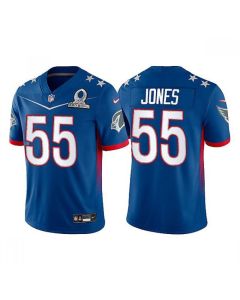 Men's Arizona Cardinals #55 Chandler Jones 2022 Royal NFC Pro Bowl Stitched Jersey