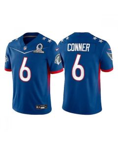 Men's Arizona Cardinals #6 James Conner 2022 Royal NFC Pro Bowl Stitched Jersey