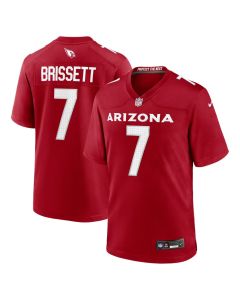Men's Arizona Cardinals #7 Jacoby Brissett Nike Cardinal Team Game Jersey