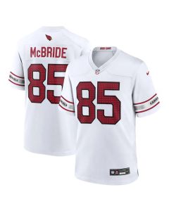 Men's Arizona Cardinals #85 Trey McBride White Game Jersey