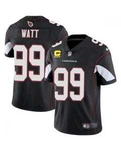 Men's Arizona Cardinals #99 J.J. Watt 2022 Black With 4-star C Patch Vapor Untouchable Limited Stitched Jersey