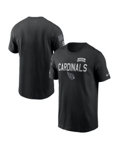 Men's Arizona Cardinals Black 2026 Salute to Service Sideline Dri-FIT T-Shirt