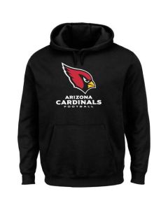 Men's Arizona Cardinals Black Critical Victory Pullover Hoodie