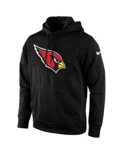 Men's Arizona Cardinals Black KO Logo Essential Hoodie