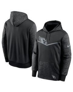 Men's Arizona Cardinals Black Reflective Therma Hoodie