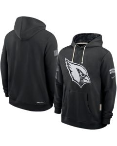 Men's Arizona Cardinals Nike Black 2026 Salute to Service Sideline Dri-FIT Pullover Hoodie