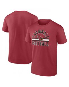 Men's Arizona Cardinals Red Arch Stripe T-Shirt