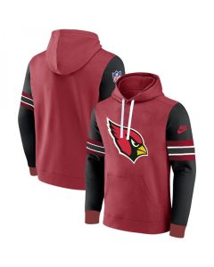Men's Arizona Cardinals Red/Black Pullover Hoodie