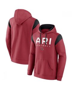 Men's Arizona Cardinals Red Call The Shot Pullover Hoodie