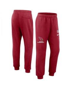 Men's Arizona Cardinals Red Chop Block Fleece Sweatpants 001