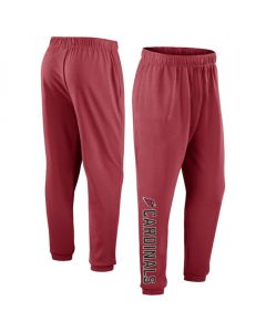 Men's Arizona Cardinals Red Chop Block Fleece Sweatpants
