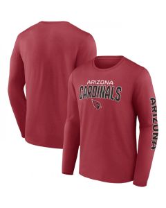 Men's Arizona Cardinals Red Go the Distance Long Sleeve T-Shirt