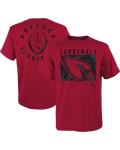 Men's Arizona Cardinals Red Preschool Liquid Camo Logo T-Shirt