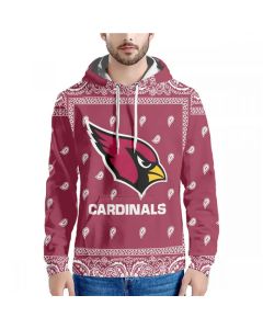 Men's Arizona Cardinals Red Pullover Hoodie