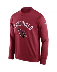 Men's Arizona Cardinals Red Sideline Circuit Performance Sweatshirt