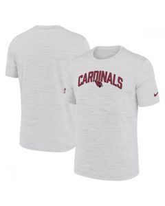 Men's Arizona Cardinals White Sideline Velocity Stack Performance T-Shirt