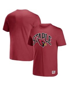 Men's Arizona Cardinals x Staple Red Logo Lockup T-Shirt