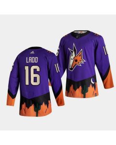 Men's Arizona Coyotes #16 Andrew Ladd Purple Stitched Jersey