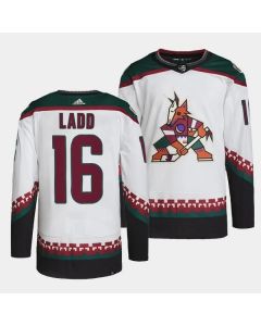Men's Arizona Coyotes #16 Andrew Ladd White Stitched Jersey
