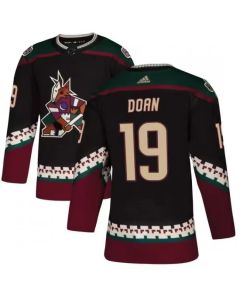 Men's Arizona Coyotes #19 Shane Doan Black Stitched Jersey