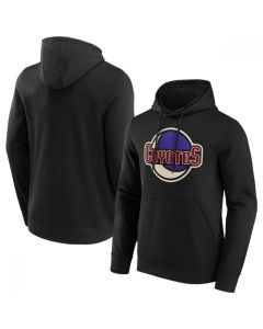 Men's Arizona Coyotes Black Iconic Secondary Colour Logo Graphic Hoodie