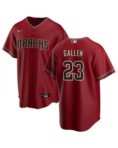 Men's Arizona Diamondbacks #23 Zac Gallen Red Cool Base Stitched Baseball Jersey