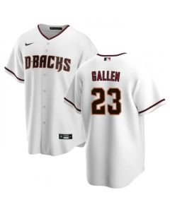 Men's Arizona Diamondbacks #23 Zac Gallen White Cool Base Stitched Baseball Jersey