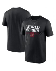 Men's Arizona Diamondbacks Black 2023 World Series Collection Dugout T-Shirt (Black)