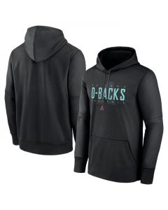 Men's Arizona Diamondbacks Black Pregame Performance Pullover Hoodie
