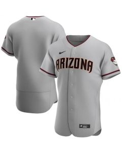 Men's Arizona Diamondbacks Blank 2020 Grey Flex Base Stitched Jersey