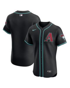 Men's Arizona Diamondbacks Blank Black Flex Base Stitched Jersey