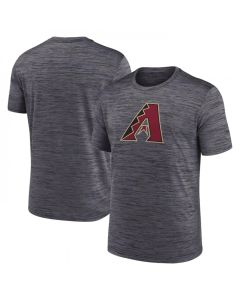 Men's Arizona Diamondbacks Grey Team Logo Velocity Performance T-Shirt